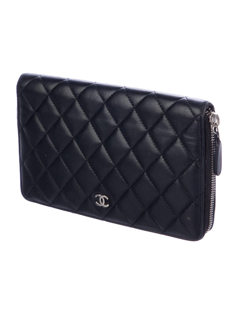 Chanel L-large Quilted Wallet